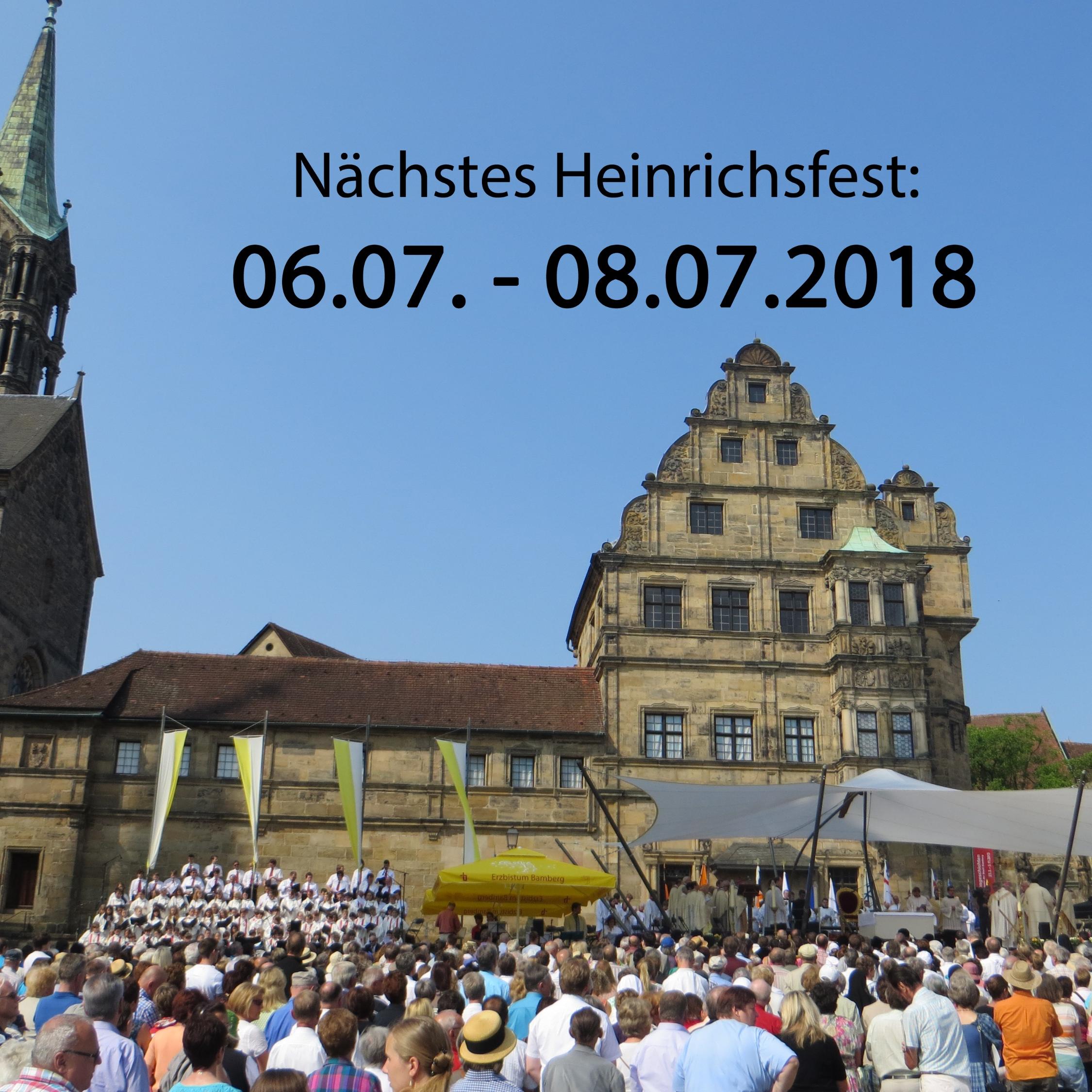 Ankündigung Heinrichsfest 2018