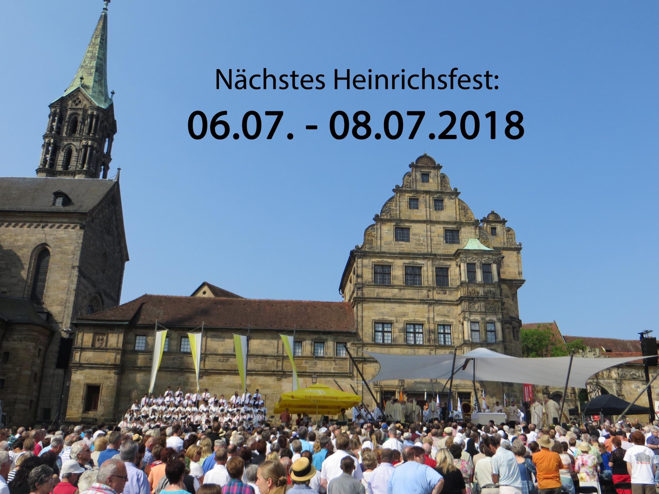 Ankündigung Heinrichsfest 2018