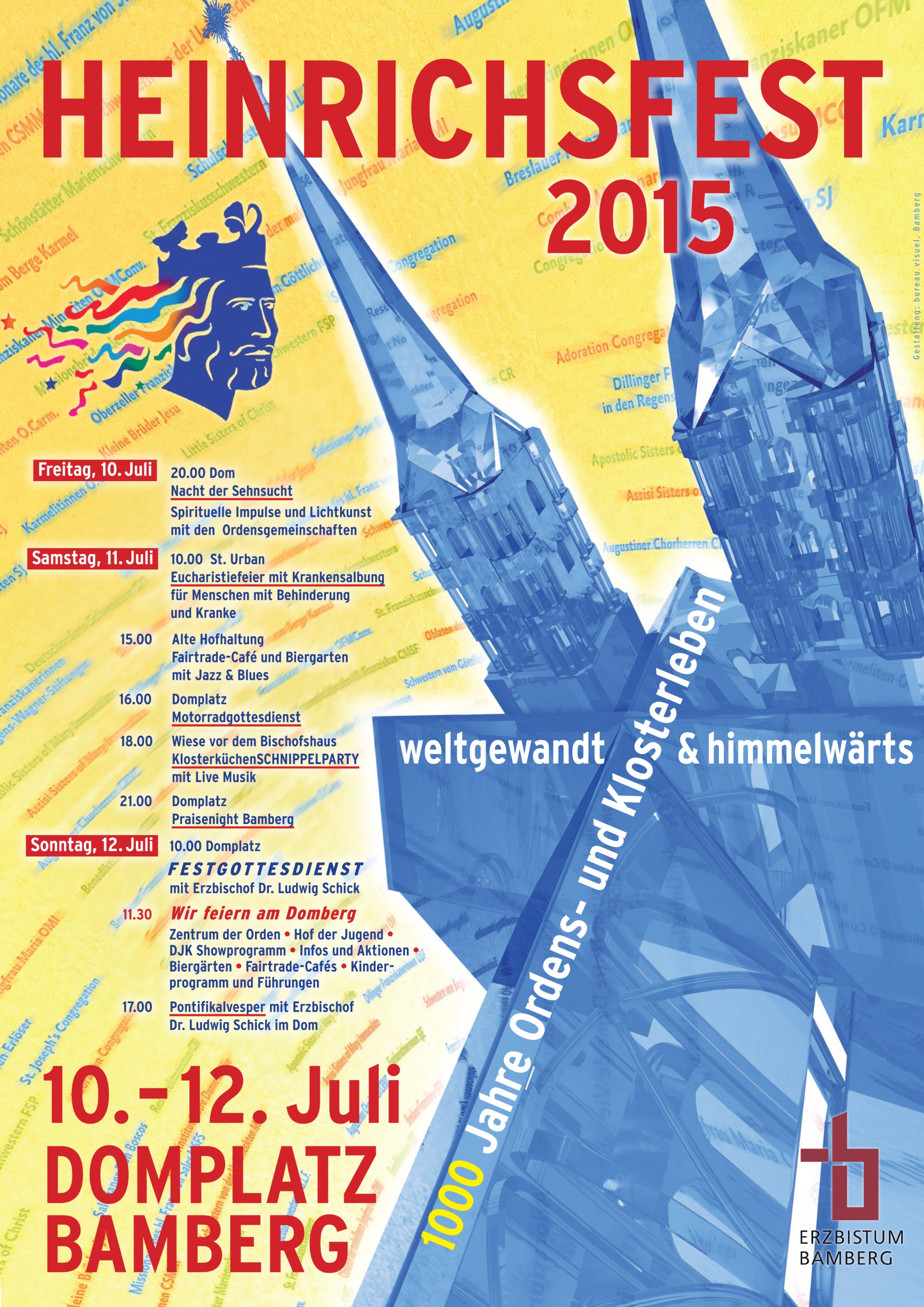 Plakat Heinrichsfest 2015