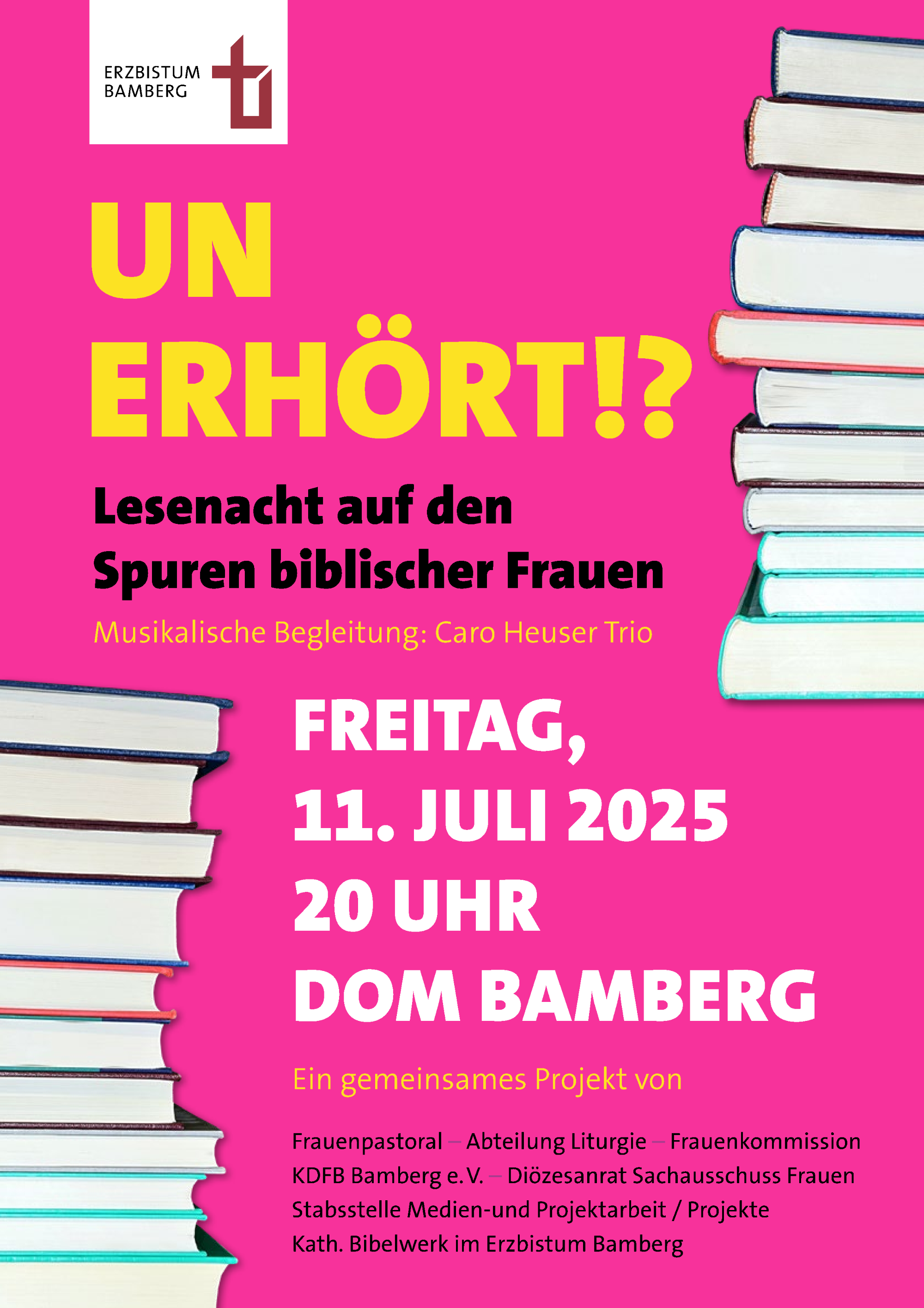 Unerhört!? - Lesenacht auf den Spuren biblischer Frauen